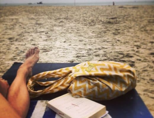 Bag at beach