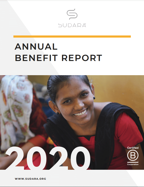 SUDARA Annual Report Cover 2020