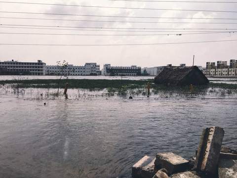 Flood waters Chennai India