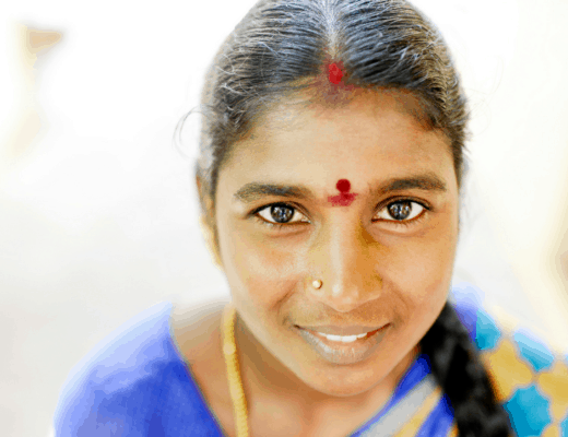Beautiful face of Indian Woman