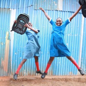 Happy girls with Soular backpacks